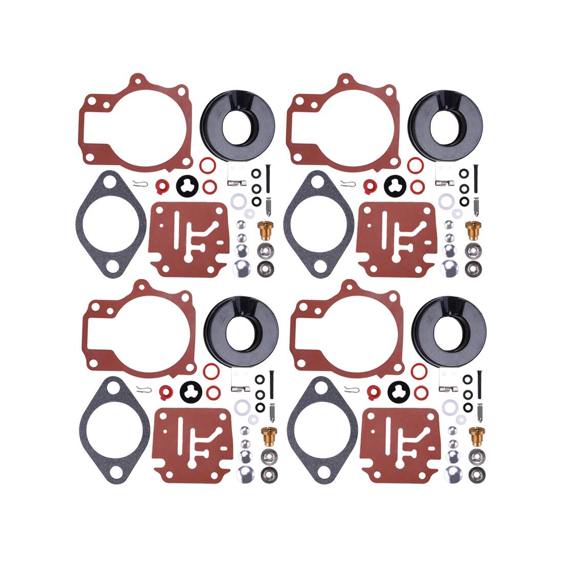 4Satz Vergaser-Reparatursatz für Johnson Evinrude 18 20 25 30 35 40 45 48 70 PS - Bild 1 von 6
