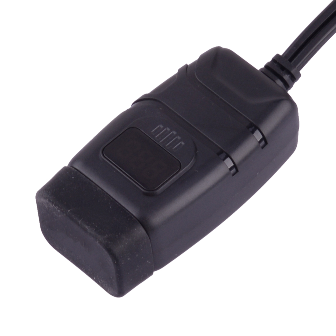 QC 3.0 12V Dual Ports USB Car Motorcycle Phone GPS Charger Digital LED Voltmeter