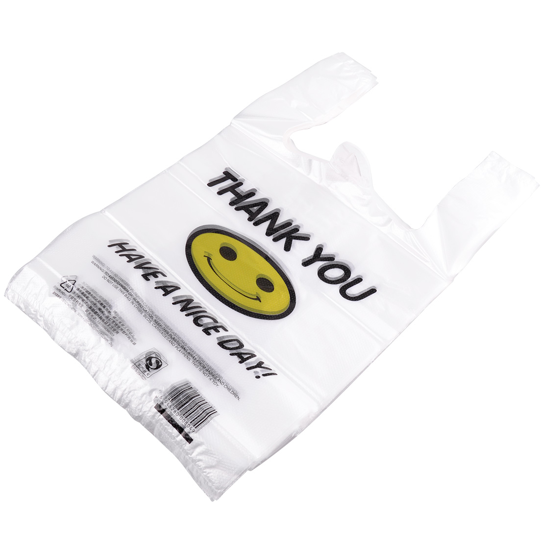 100 Tüte Beutel Plastiktüten Hemdchentragetaschen Einkaufstüten Markt Tasche kk - Bild 1 von 2
