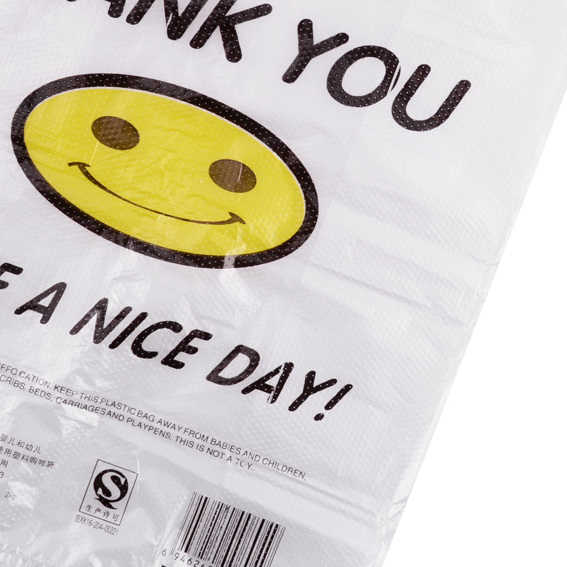 100 Tüte Beutel Plastiktüten Hemdchentragetaschen Einkaufstüten Markt Tasche kk - Bild 2 von 2
