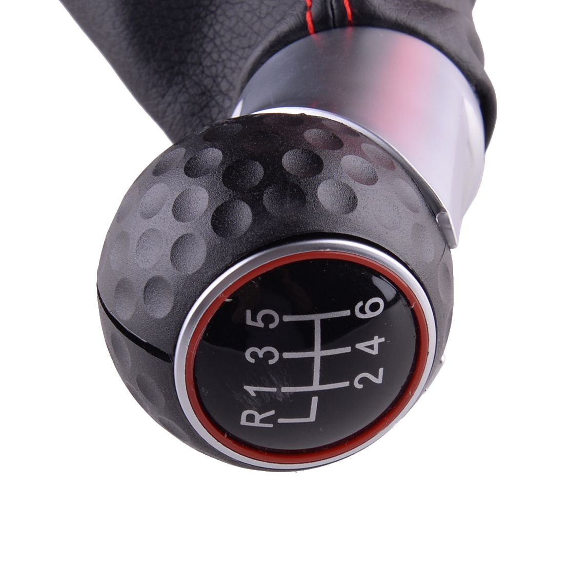 Local Stock】Leather Gear Gaiter Stick Knob Cover Shift Knob Boot Stitching  For VW Golf 4 MK4 Bora